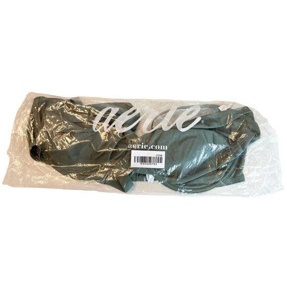 Smoothez Aerie Mesh Unlined Bra Royal Palm Size 40D NWT - Picture 7 of 8